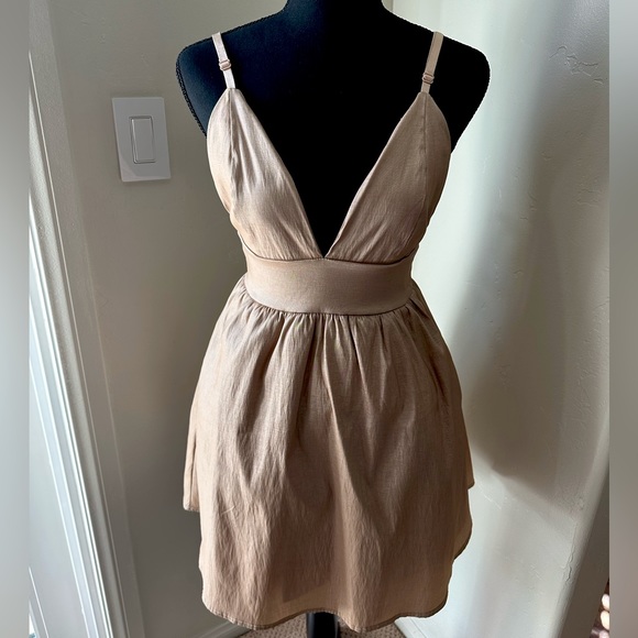 Windsor Champagne Mini Dress - Picture 2 of 2